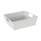 Simplify Shelf Storage Bin, Plastic, Grey, 13 in H, 15 in W, 13 in L 25093-HEATHERGREY - alternate 1